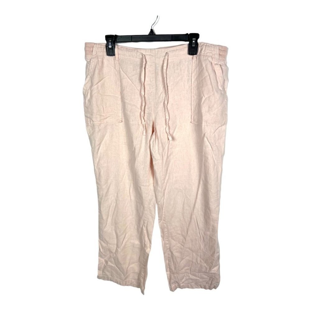 Alexander Jordan Pink Linen Pants Women’s Size Xl